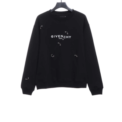 Givenchy metal smiley face round neck sweatshirt 1901 Hoodie 01