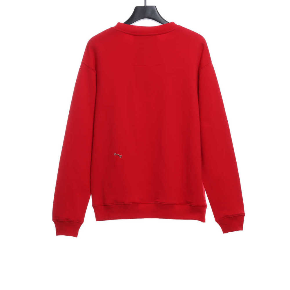 Givenchy metal smiley face round neck sweatshirt 1902 Hoodie