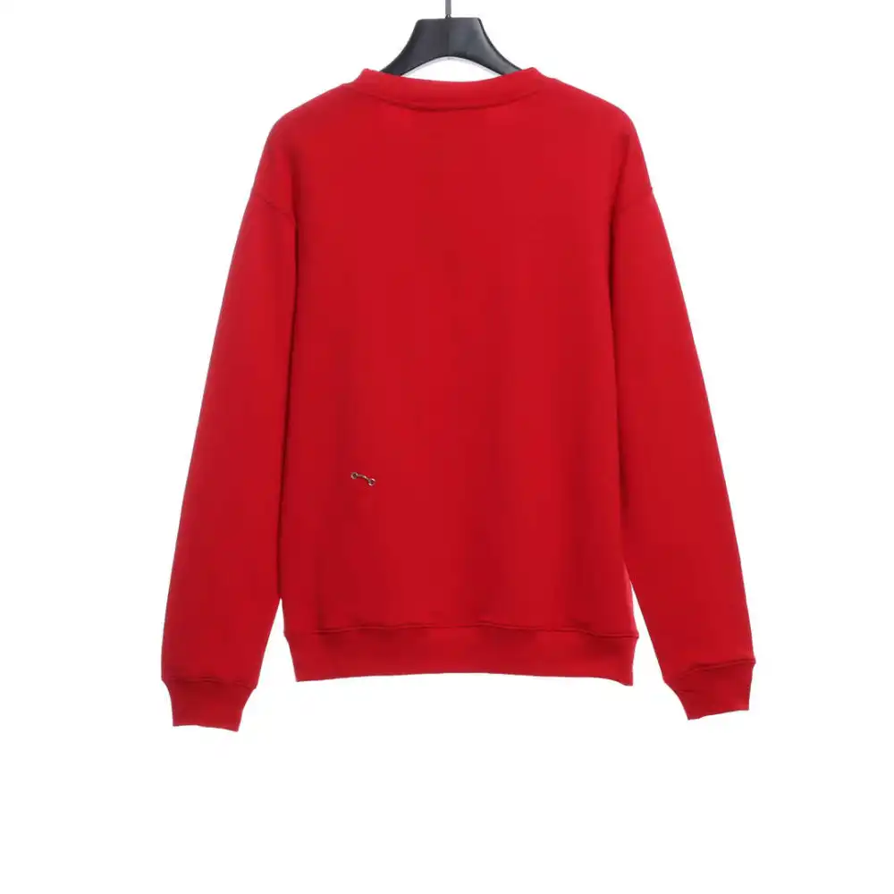  Givenchy metal smiley face round neck sweatshirt 1902 Hoodie