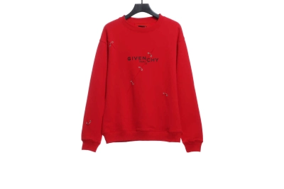 Givenchy metal smiley face round neck sweatshirt 1902 Hoodie 01