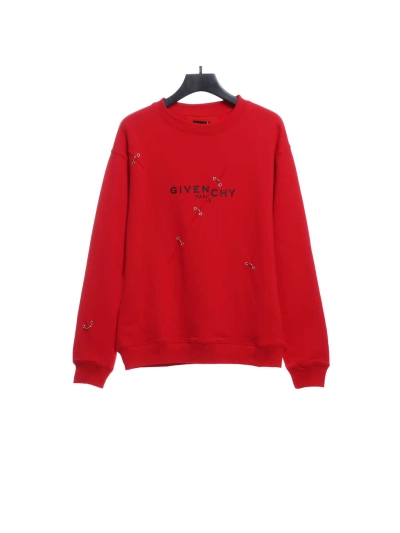 Givenchy metal smiley face round neck sweatshirt 1902 Hoodie 01