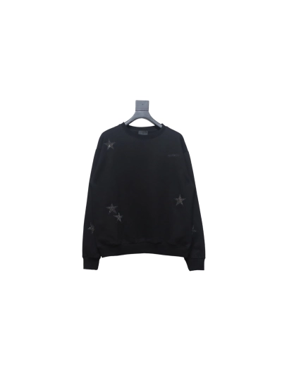 Givenchy star embroidered round neck sweatshirt 1 Hoodie 01