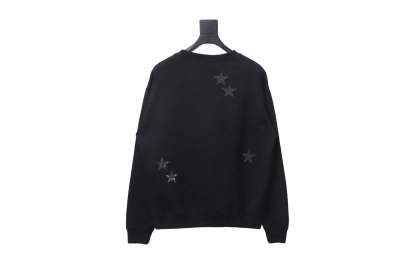Givenchy star embroidered round neck sweatshirt 1 Hoodie 02