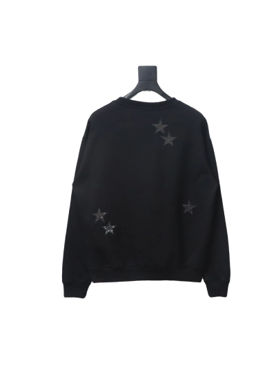 Givenchy star embroidered round neck sweatshirt 1 Hoodie 02