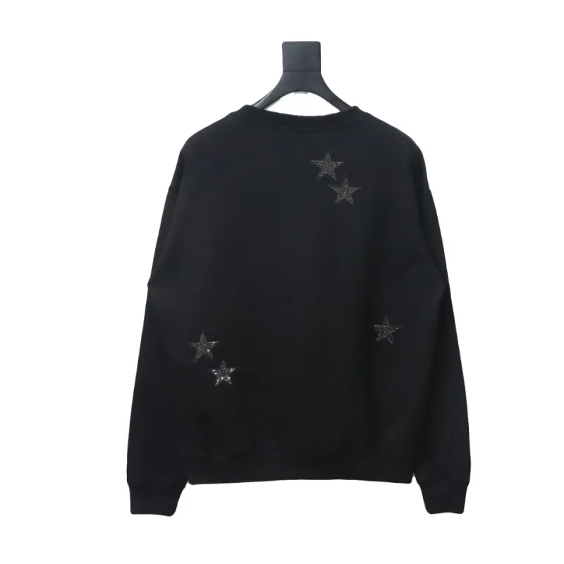  Givenchy star embroidered round neck sweatshirt 1 Hoodie