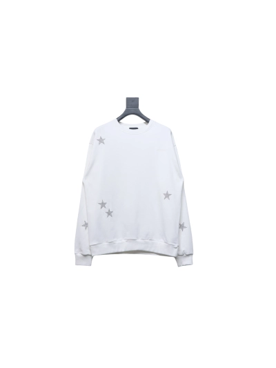 Givenchy star embroidered round neck sweatshirt 2 Hoodie 01