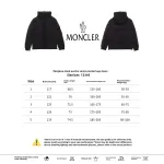 Moncler black warrior series placket LOGO down jacket 1901