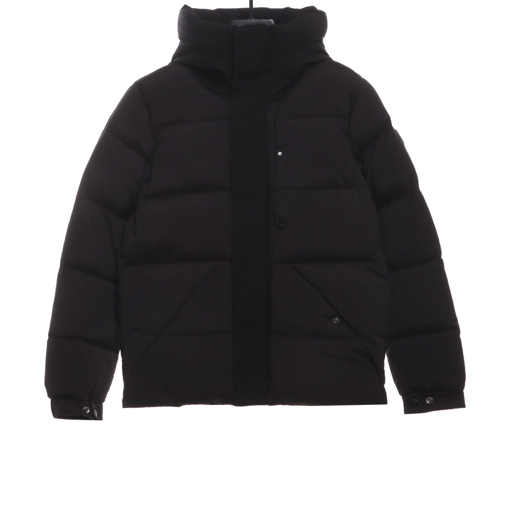 Moncler black warrior series placket LOGO down jacket 1901
