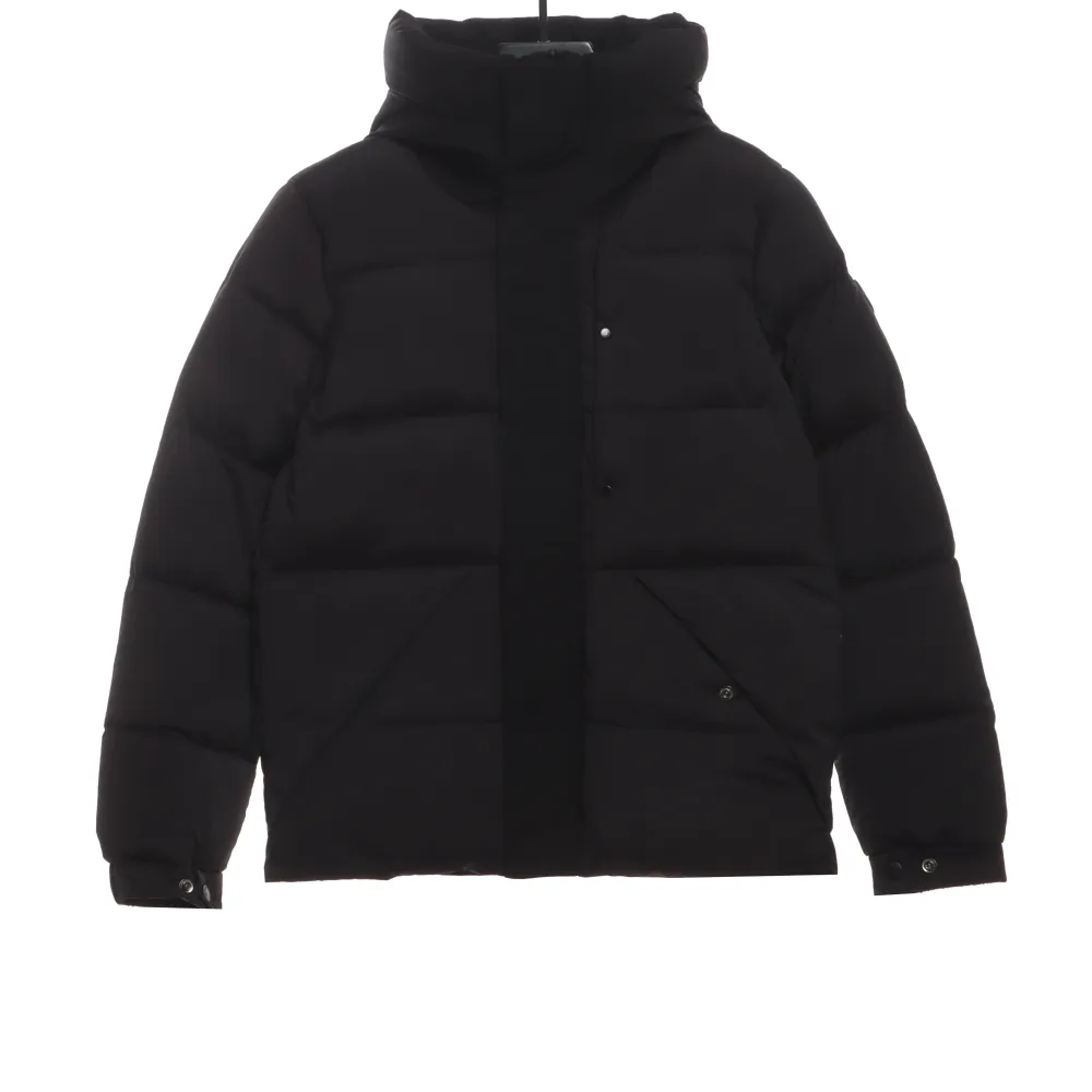 Moncler black warrior series placket LOGO down jacket 1901