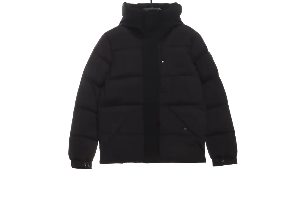 Moncler black warrior series placket LOGO down jacket 1901