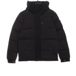 Moncler black warrior series placket LOGO down jacket 1901