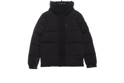Moncler black warrior series placket LOGO down jacket 1901 01