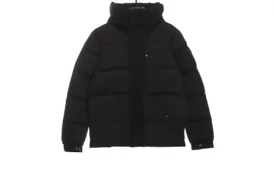 Moncler black warrior series placket LOGO down jacket 1901 01