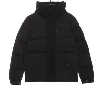 Moncler black warrior series placket LOGO down jacket 1901 01