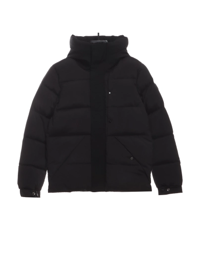 Moncler black warrior series placket LOGO down jacket 1901 01