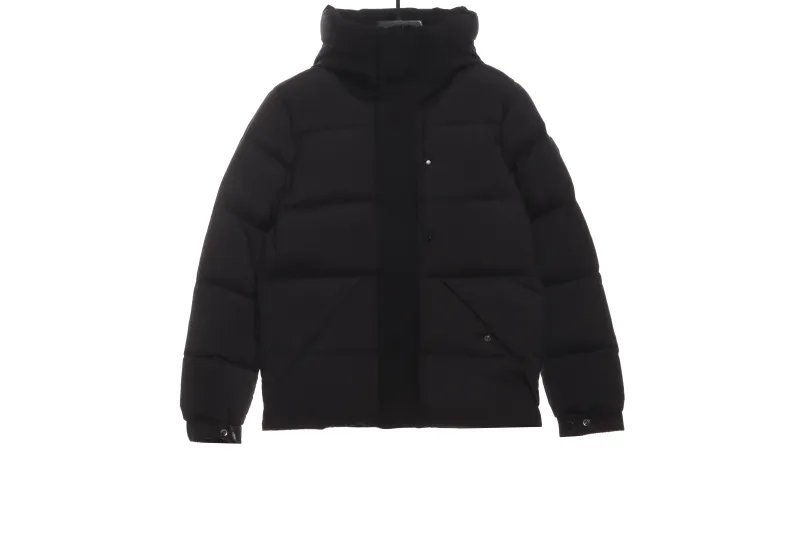 Moncler black warrior series placket LOGO down jacket 1901