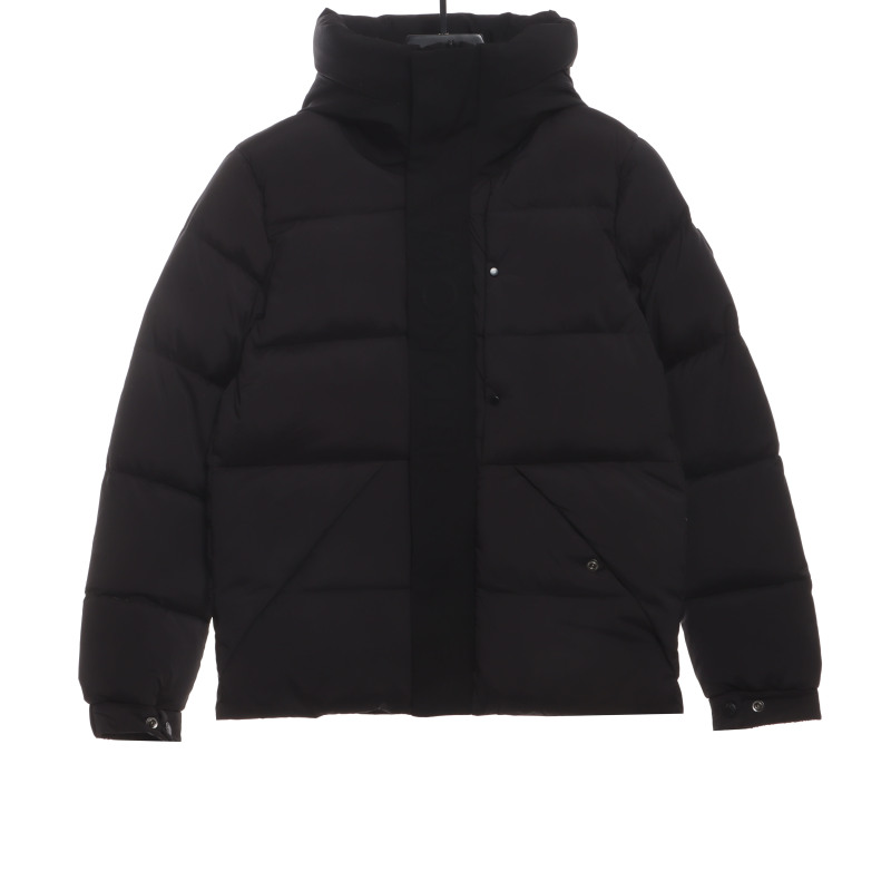 Moncler black warrior series placket LOGO down jacket 1901