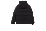 Moncler black warrior series placket LOGO down jacket 1901