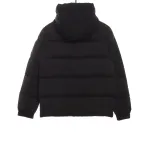 Moncler black warrior series placket LOGO down jacket 1901