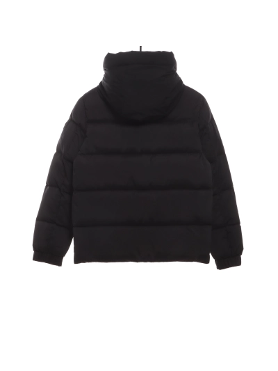 Moncler black warrior series placket LOGO down jacket 1901 02