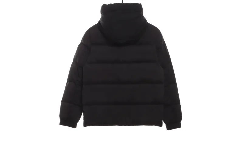 Moncler black warrior series placket LOGO down jacket 1901