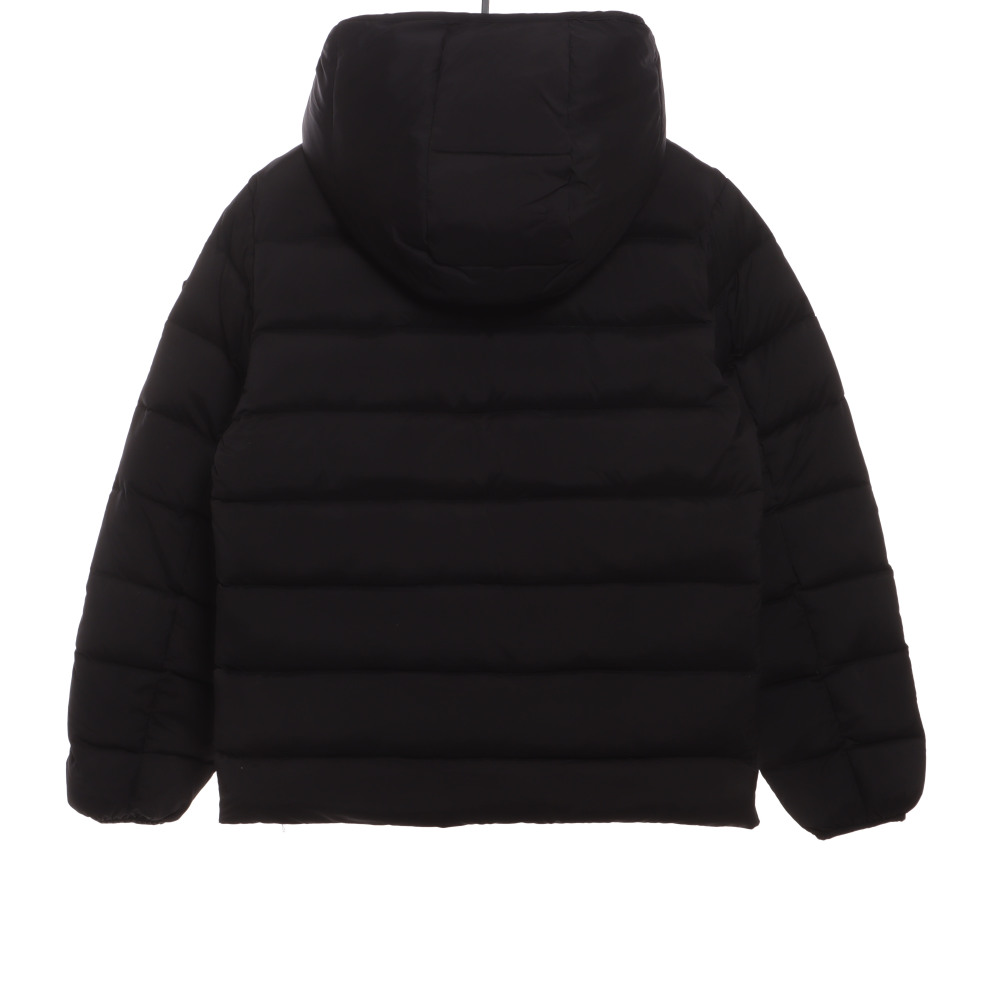 Moncler black warrior series placket LOGO down jacket 1902