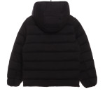 Moncler black warrior series placket LOGO down jacket 1902