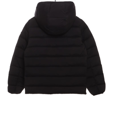 Moncler black warrior series placket LOGO down jacket 1902 02