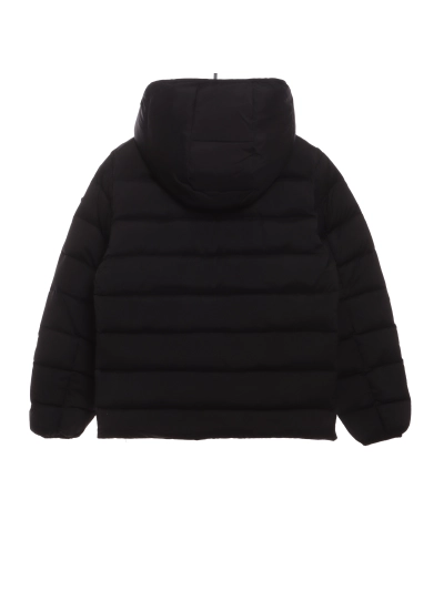 Moncler black warrior series placket LOGO down jacket 1902 02