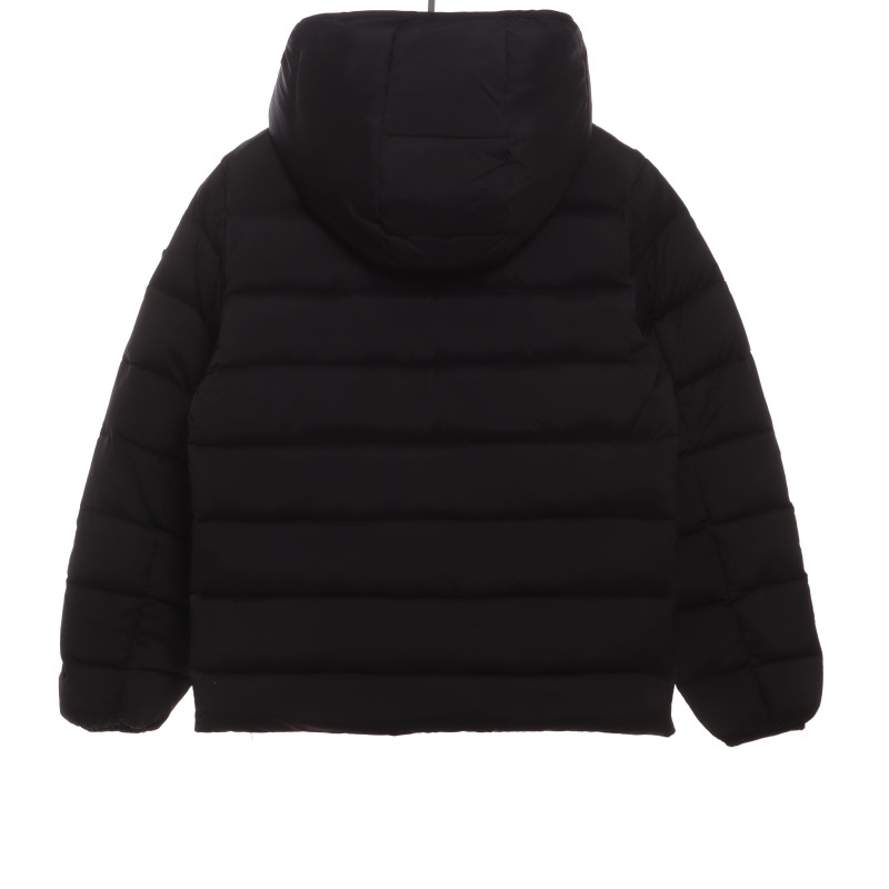 Moncler black warrior series placket LOGO down jacket 1902