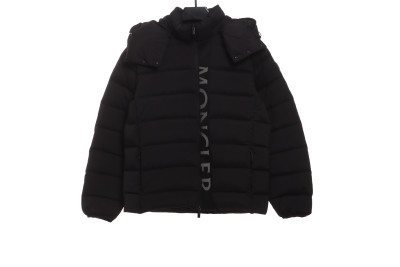 Moncler black warrior series placket LOGO down jacket 1902 01