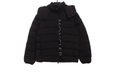 Moncler black warrior series placket LOGO down jacket 1902 01
