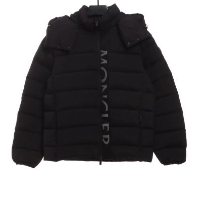 Moncler black warrior series placket LOGO down jacket 1902 01