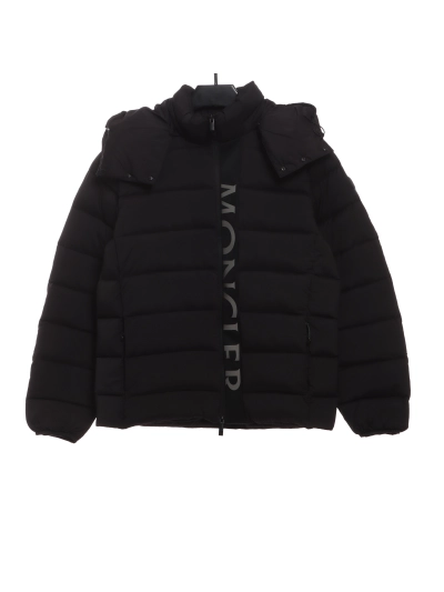 Moncler black warrior series placket LOGO down jacket 1902 01