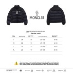 Moncler label patchwork color stand collar down jacket