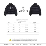  Moncler label patchwork color stand collar down jacket