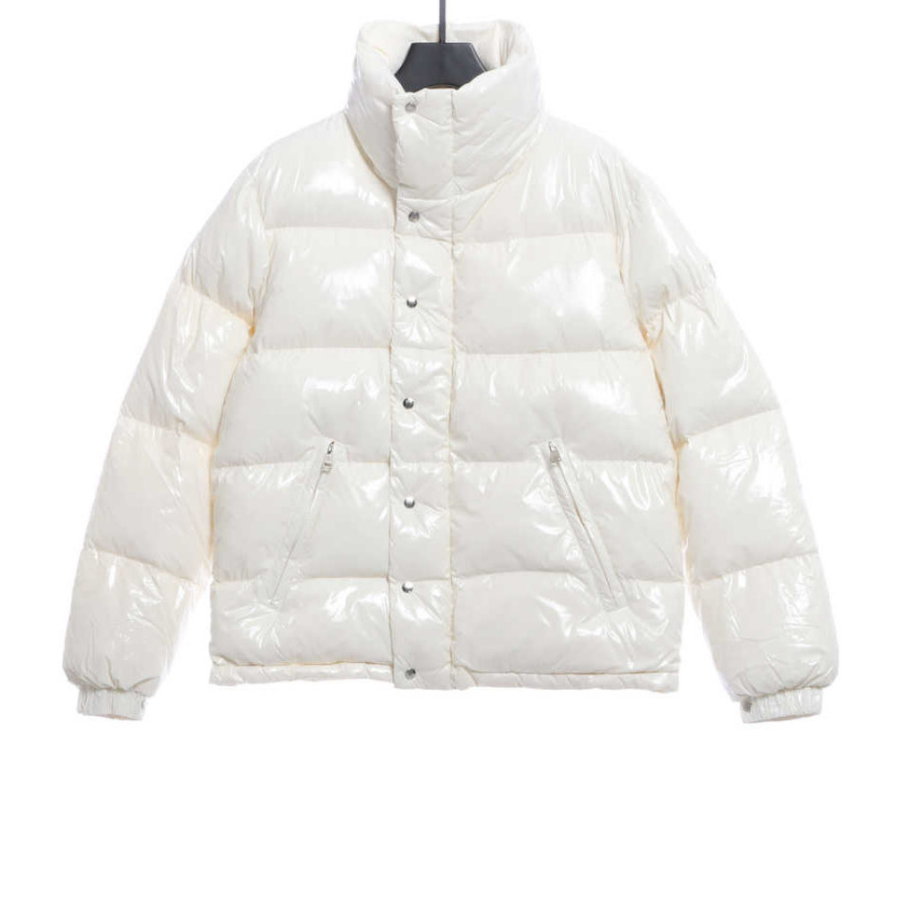 Moncler lacquered stand collar down jacket 1901