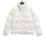 Moncler lacquered stand collar down jacket 1901