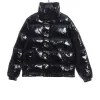 Moncler lacquered stand collar down jacket 1902