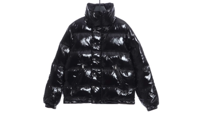 Moncler lacquered stand collar down jacket 1902 01