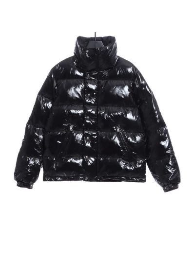 Moncler lacquered stand collar down jacket 1902 01