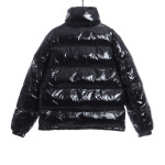 Moncler lacquered stand collar down jacket 1902