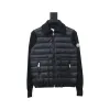 Moncler new knitted patchwork thin down jacket