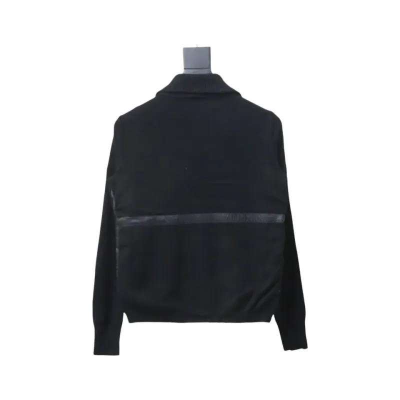  Moncler new knitted patchwork thin down jacket
