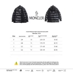  Moncler oblique zipper pink lining down jacket