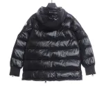  Moncler oblique zipper pink lining down jacket