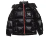 Moncler tricolor ribbon down jacket