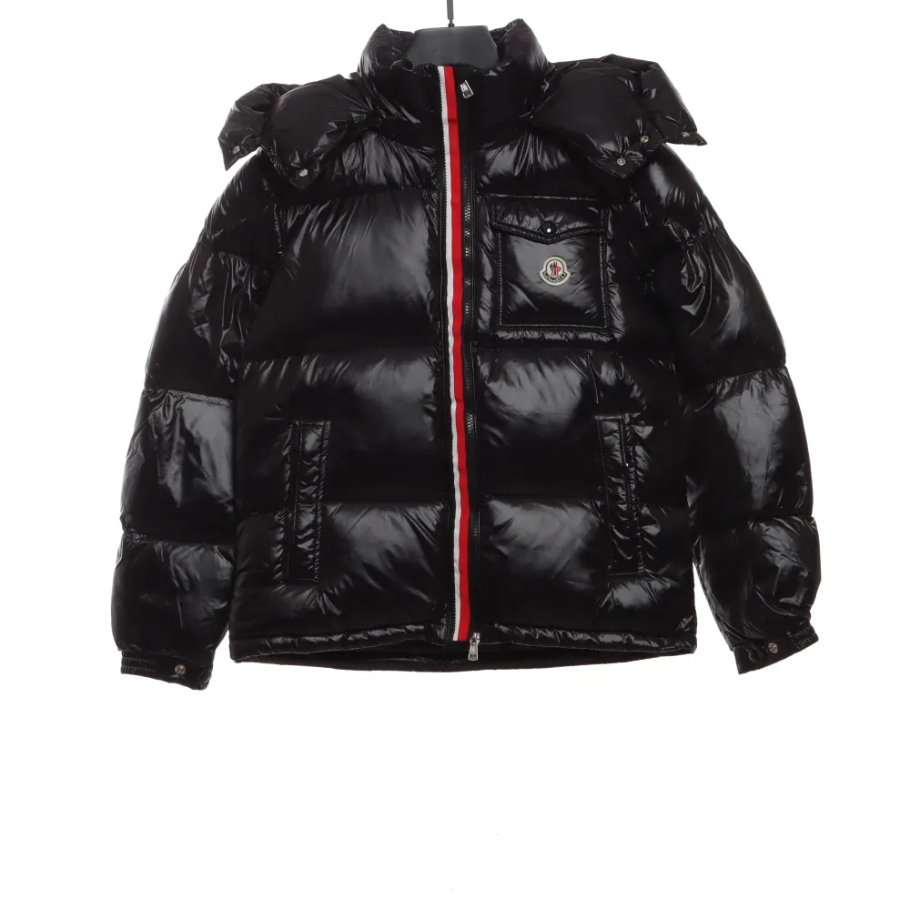 Moncler tricolor ribbon down jacket