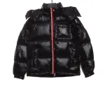 Moncler tricolor ribbon down jacket
