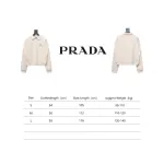  Prada 24Fw distressed logo print lapel sweatshirt Hoodie